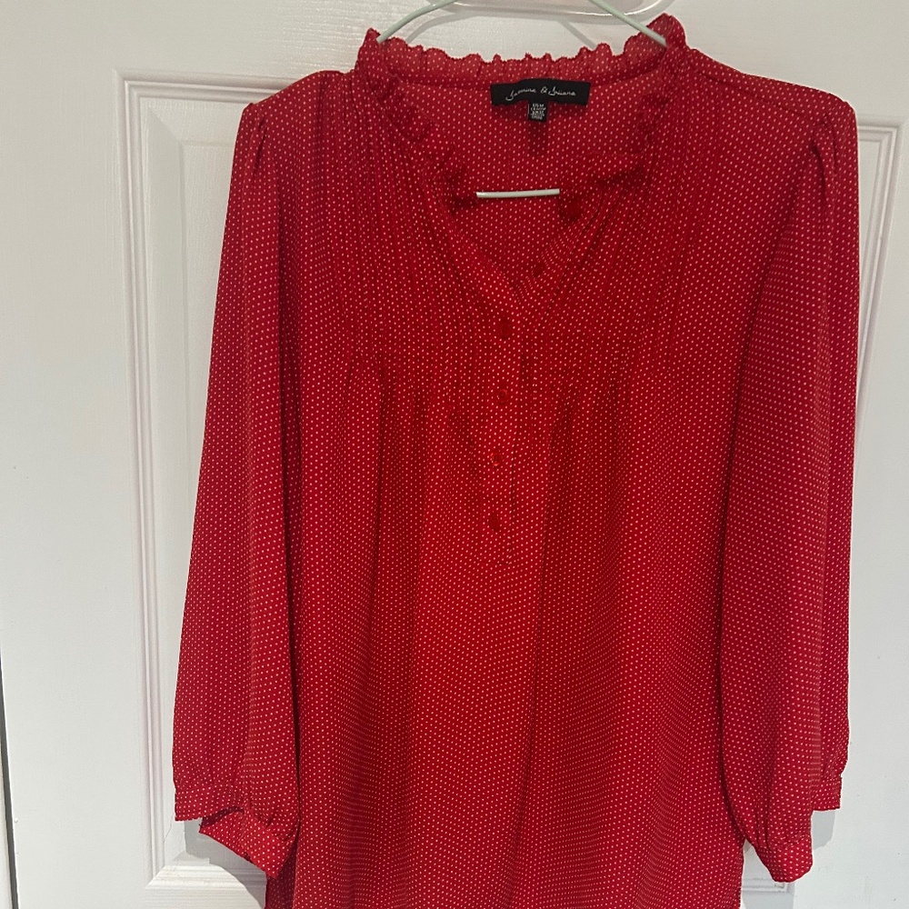 Summer polka dot shirt